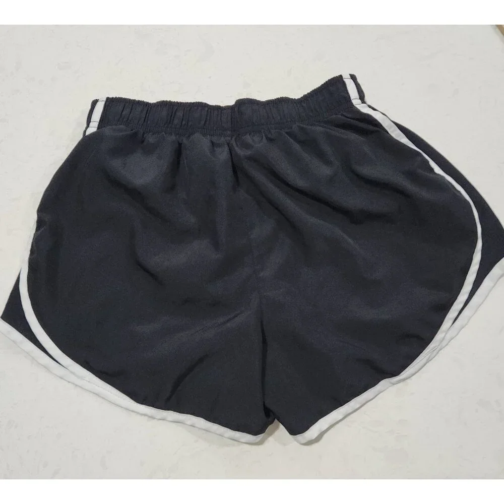 Nike Running Shorts Dri-Fit Brief‎ Lined Black Activewear Womens Small